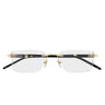 Montblanc Occhiali da Vista MB0536O 001 Oro/Trasparente Uomo