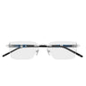 Montblanc Occhiali da Vista MB0536O 004 Argento/Trasparente Uomo