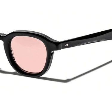 Moscot Sonnenbrille DAHVEN Schwarz Schwarz/Rot Unisex