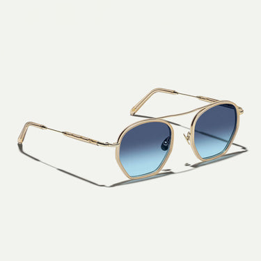 Moscot Sonnenbrille KUGEL Cinnamon Oro/Blu Sfumato Unisex 2