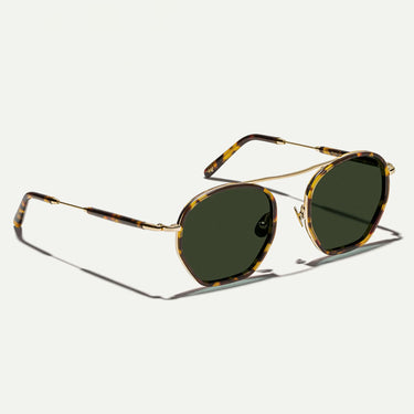 Moscot Sonnenbrille KUGEL Schildpatt Havana/Grün Unisex