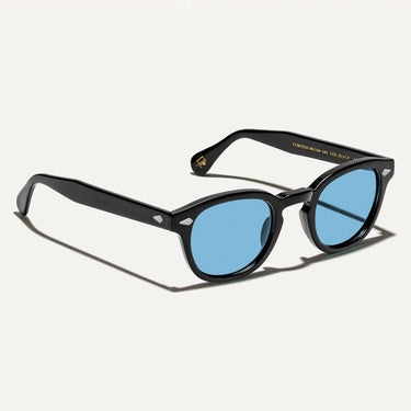 Moscot Okulary Przeciwsłoneczne LEMTOSH Czarny Matowy Czarny/Niebieski Gradient Unisex
