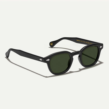 Moscot Okulary Przeciwsłoneczne LEMTOSH Matowy Czarny Zielony Czarny/Zielony Unisex
