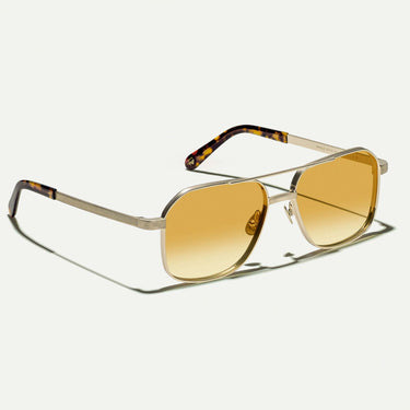 Moscot Sonnenbrille MINGLE Gold Oro/Marrone Sfumato Unisex 2