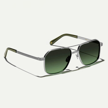 Moscot Sonnenbrille MINGLE Silber Argento/Verde Sfumato Unisex 2