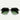 Moscot Sunglasses MINGLE Silver Silver/Green Gradient Unisex