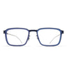 Mykita Occhiali da Vista Bran C622 Indigo Argento/Trasparente Unisex