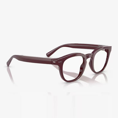 Nuance Audio Occhiali Acustici AW5002 05 Panthos 48 Bordeaux Brillante/Trasparente Verde Smeraldo Unisex Fotocromatici 6