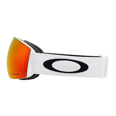 Oakley Maschera da Neve OO7050 705035 Flight Deck L Bianco Opaco Prizm 3
