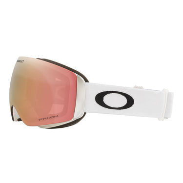 Oakley Maschera da Neve OO7064 7064C9 Flight Deck M Bianco Opaco Prizm Rose Gold  3