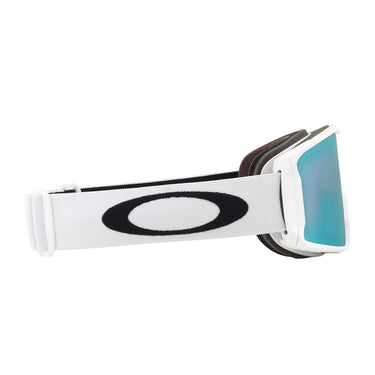 Oakley Maschera da Neve OO7093 709341 Line Miner M Bianco Opaco Prizm  5