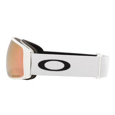 Oakley Maschera da Neve OO7104 710462 Flight Tracker L Bianco Opaco Prizm  3