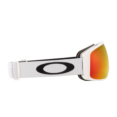 Oakley Maschera da Neve OO7105 710510 Flight Tracker M Bianco Opaco Prizm 5