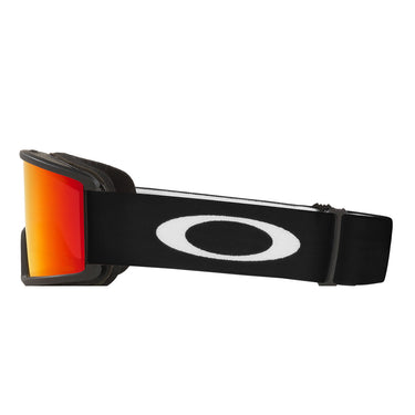 Oakley Maschera da Neve OO7120 712003 Target Line L Nero Opaco Fire Iridium 3