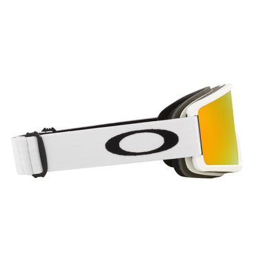 Oakley Maschera da Neve OO7121 712107 Target Line M Bianco Opaco Fire  5