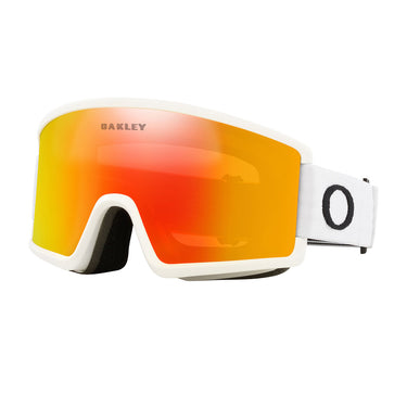 Oakley Maschera da Neve OO7121 712107 Target Line M Bianco Opaco Fire 2