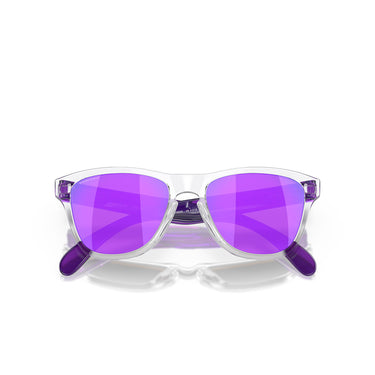 Oakley Okulary Przeciwsłoneczne OJ9009 900903 Frogskins XXS Przezroczyste/Fioletowe Dzieci 6