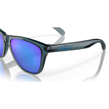 Oakley Okulary Przeciwsłoneczne OO9013 9013F6 Frogskins Czarny-Niebieski Unisex Polaryzowane 6