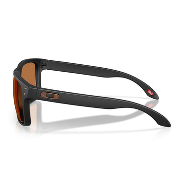 Oakley Occhiali da Sole OO9102 9102AM Holbrook Nero Opaco/Prizm Bronze Unisex Polarizzati 4