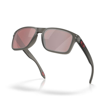 Oakley Occhiali da Sole OO9102 9102AR Holbrook Grigio Opaco Prizm Snow Black Iridium Unisex 3