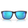 Oakley Okulary Przeciwsłoneczne OO9102 9102F0 Holbrook Czarny Mat/Prizm Sapphire Unisex Polaryzowane
