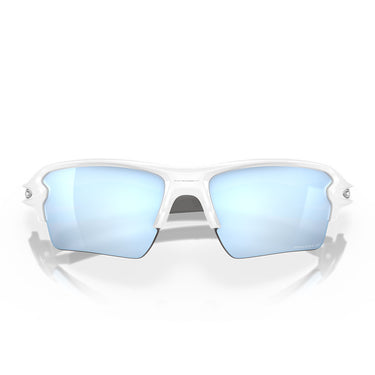 Oakley Occhiali da Sole OO9188 918882 FLAK 2.0 XL Bianco Lucido Prizm Deep Water Unisex Polarizzati 6