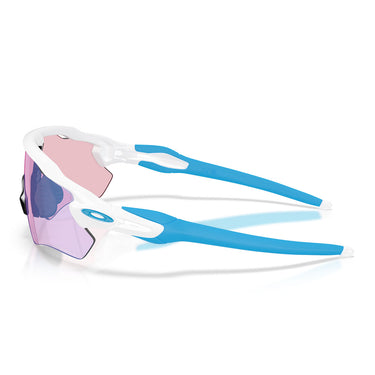 Oakley Occhiali da Sole OO9208 9208G8 Radar EV Path Bianco Opaco Prizm Transitions Cobalt Unisex Fotocromatici 6