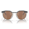 Oakley Occhiali da Sole OO9242 924206 HSTN Carbonio Opaco/Prizm Tungsten Unisex