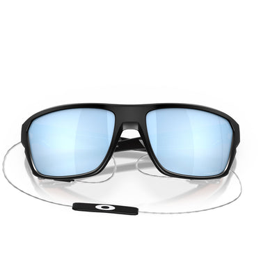 Oakley Okulary Przeciwsłoneczne OO9416 941606 Split Shot Czarny/Niebieski Unisex Polaryzowane 6
