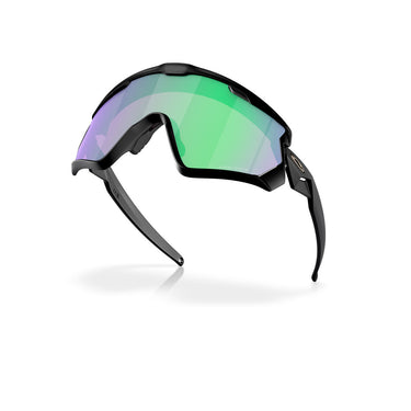 Oakley Okulary Przeciwsłoneczne OO9418 941828 Wind Jacket 2.0 Czarny/Zielony Unisex