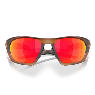 Oakley Okulary Przeciwsłoneczne OO9431 943116 Lateralis x Kylian Mbappé Ambra Scuro Opaco/Prizm Ruby Unisex 6