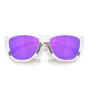 Oakley Okulary Przeciwsłoneczne OO9503 950305 Frogskins Range XL Przezroczyste Matowe/Prizm Violet Unisex 4