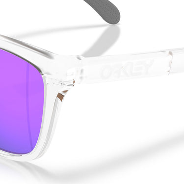Oakley Okulary Przeciwsłoneczne OO9503 950305 Frogskins Range XL Przezroczyste Matowe/Prizm Violet Unisex 6