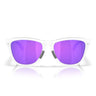 Oakley Occhiali da Sole OO9503 950305 Frogskins Range XL Trasparente Opaco/Prizm Violet Unisex