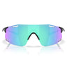 Oakley Occhiali da Sole OO9513D 951302 Cybr Dyno Nero Lucido Prizm Sapphire Unisex