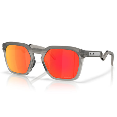 Oakley Occhiali da Sole OO9533 953302 HSTN SQ Grigio Fumo Opaco Prizm Ruby Unisex  2