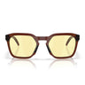 Oakley Occhiali da Sole OO9533 953310 HSTN SQ x 100 Thieves Ambra Scuro/Prizm Gaming™ 2.0 Unisex