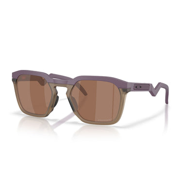 Oakley Occhiali da Sole OO9533 953311 HSTN SQ Melanzana Opaco/Prizm Tungsten Unisex Polarizzati