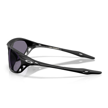 Oakley Occhiali da Sole OO9537 953701 Cage Jacket Nero Opaco Prizm Grey Unisex  4