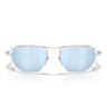 Oakley Occhiali da Sole OO9537 953702 Cage Jacket Trasparente Opaco Prizm Deep Water Unisex Polarizzati 