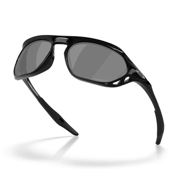 Oakley Occhiali da Sole OO9537 953708 Cage Jacket Nero Lucido Prizm Black Unisex Polarizzati  3