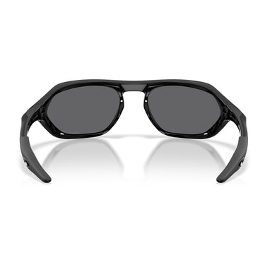 Oakley Occhiali da Sole OO9537 953708 Cage Jacket Nero Lucido Prizm Black Unisex Polarizzati  6