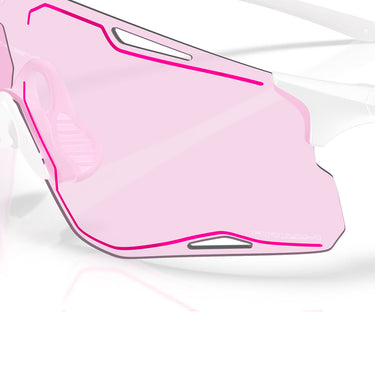 Oakley Occhiali da Sole OO9538D 953806 Cybr Lightning Bianco Prizm Low Light Unisex 5