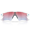 Oakley Occhiali da Sole OO9541 954105 Radar Ev Heater Bianco Lucido/Prizm Snow Sapphire Unisex