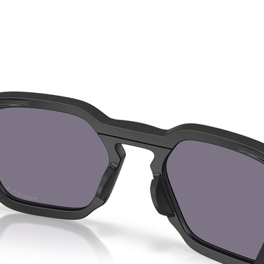Oakley Occhiali da Sole OO9555 955501 HSTN SQ 2.0 Nero Opaco Prizm Grey Unisex 6