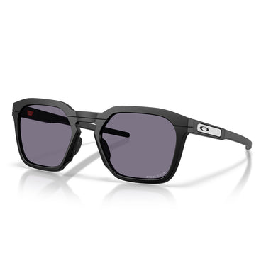 Oakley Occhiali da Sole OO9555 955501 HSTN SQ 2.0 Nero Opaco Prizm Grey Unisex 2