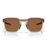 Oakley Occhiali da Sole OO9555 955502 HSTN SQ 2.0 Rootbeer Opaco Prizm Bronze Unisex 