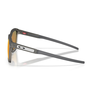 Oakley Occhiali da Sole OO9555 955506 HSTN SQ 2.0 Grigio Fumo Opaco Prizm Ruby Unisex Polarizzati  4