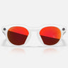 Oakley Occhiali da Sole OW8002 800204 Meta HSTN Grigio Caldo/Prizm Ruby Unisex