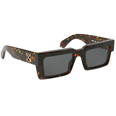 Off-White Sonnenbrille OERI114 6007 Moberly Havana/Dunkelgrau Unisex